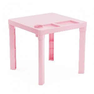 Стол детский Альтернатива 52х52х48,  М2466 (розовый)