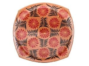 Блюдо Ляган "Риштанская керамика", Квадрат, Ø 38 см