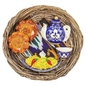 Панно большое "Дастархан с пловом"