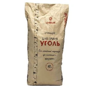 Уголь древесный Grillkoff стандарт 10 кг