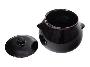 Горшок для запекания "Славянская Керамика", Коричневый, 0.6 л