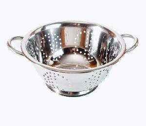 Дуршлаг с ручкой, 24 см, нержавеющая сталь 