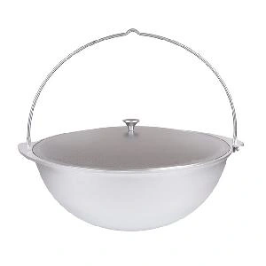 Котел 12 л алюминиевый походный с крышкой Kukmara, кп120