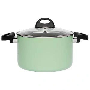 Кастрюля со стеклянной крышкой BergHOFF Eclipse, (светло-зеленый) 3.7 л
