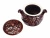 Набор супник 3 л + 4 горшка 0.6 л "Славянская Керамика", Весна, коричневый
