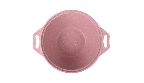 Кастрюля 4 л с антипригарным покрытием со стеклянной крышкой, Kukmara (Trendy style rose), к41tsr