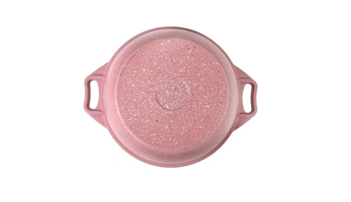 Кастрюля 4 л с антипригарным покрытием со стеклянной крышкой, Kukmara (Trendy style rose), к41tsr