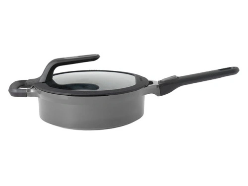 Сотейник со стеклянной крышкой BergHOFF Gem grey, 3.3 л