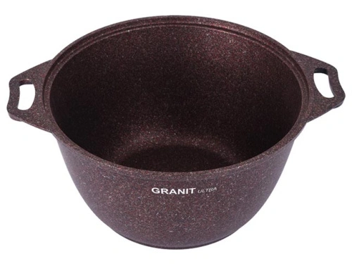 Кастрюля 3 л с антипригарным покрытием со стеклянной крышкой, Kukmara (Granit Ultra Red), кга32а