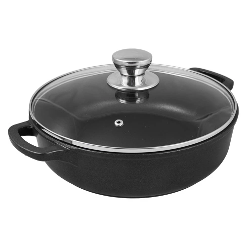 Жаровня с антипригарным покрытием с крышкой ТМ Традиция, Комфорт, 2.7 л