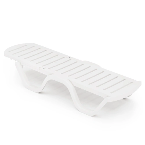 Шезлонг "Солярис" (белый), М8861 Альтернатива