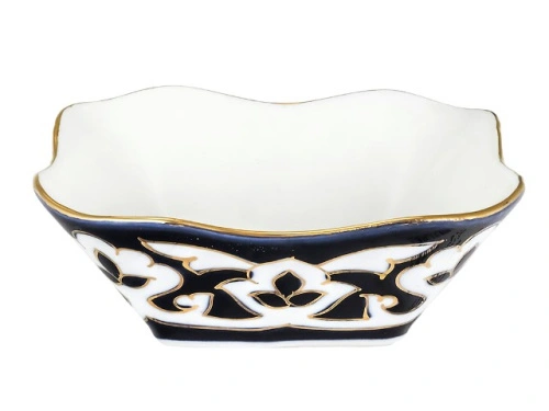 Салатница Пахта, Turon Porcelain, с золотом, диаметр 11 см