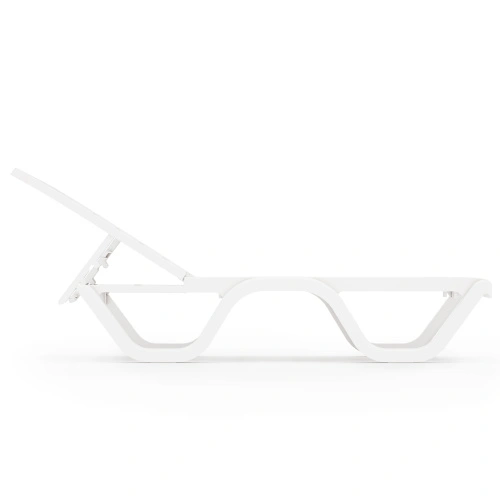 Шезлонг "Солярис" (белый), М8861 Альтернатива