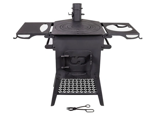 Печь варочно-отопительная "Бизон" Премиум, 45 см