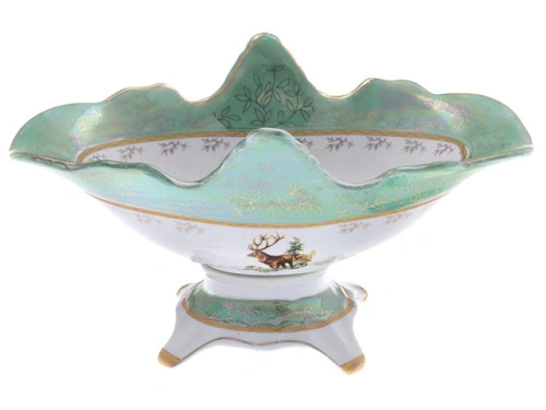 Конфетница "Олень", диаметр 18 см