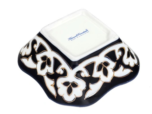 Салатница Пахта, Turon Porcelain, с золотом, диаметр 11 см