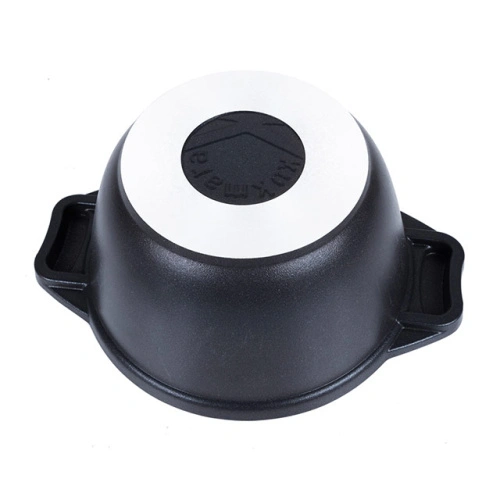 Кастрюля 1 л с антипригарным покрытием со стеклянной крышкой Kukmara (Традиция), к01а