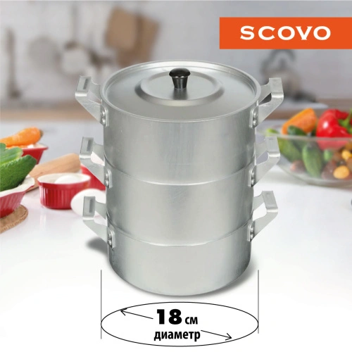 Пароварка, SCOVO, МТ-046, 2.5 л