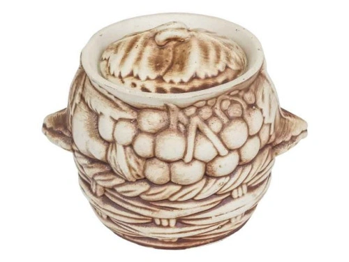 Горшок для запекания "Славянская Керамика", Виноград, 0.6 л, 6 шт