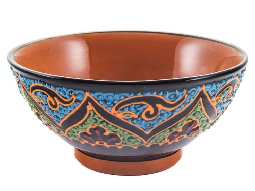 Набор чайный "Риштанская керамика", Точечная роспись, 10 предметов