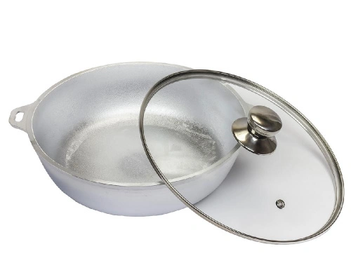 Жаровня со стеклянной крышкой, DAVR METALL