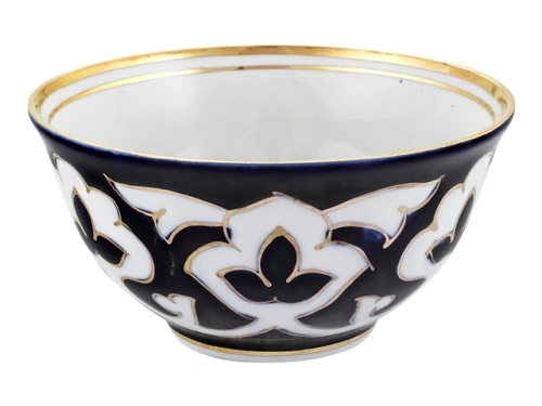 Пиала Пахта, Turon Porcelain, с золотом, Ø 11 см