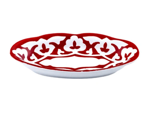 Лимонница овальная Красная Пахта, Turon Porcelain, Ø 18 см