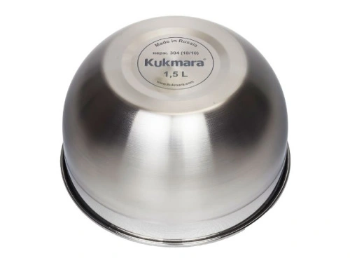 Миска из нержавеющей стали 1.5 л, Kukmara, BL1516