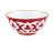 Коса Красная Пахта, Turon Porcelain, с золотом, Ø 14.5 см