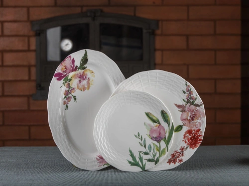 Блюдо для сервировки керамическое Flowers Line, PLOVER, 30 см