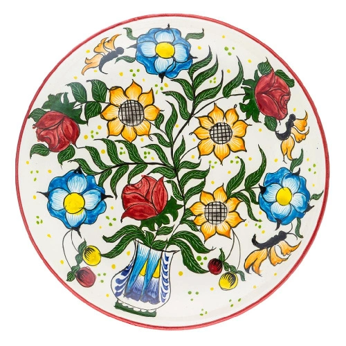 Ляган "Риштан", керамика, диаметр 32 см