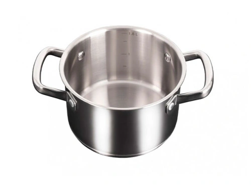 Кастрюля 1.8 л из нержавеющей стали со стеклянной крышкой, Kukmara (Leon), LN-CA1816G