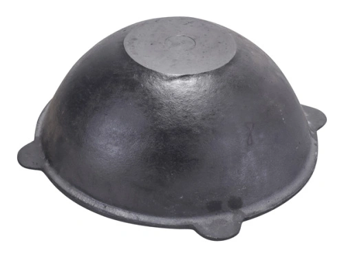 Казан чугунный DAVR METALL, без крышки, плоское дно, 10 л