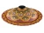 Блюдо с крышкой "Риштанская керамика", Точечная роспись, Ø 24 см