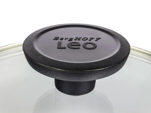 Кастрюля со стеклянной крышкой BergHOFF Leo Slate, 5.6 л
