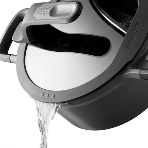 Кастрюля со стеклянной крышкой BergHOFF Gem grey, 1.5 л