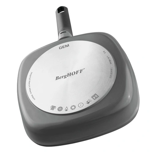 Сковорода-гриль BergHOFF Gem grey, 24 см