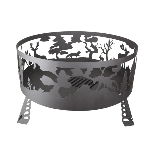 Костровище с зольником “Лес”, d66, "Стальные решения"