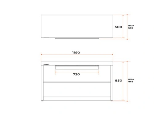 Стол Gratar EXPERT EST 1200