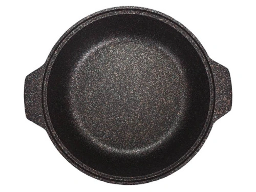 Кастрюля-жаровня 3 л с антипригарным покрытием со стеклянной крышкой, Kukmara (Granit Ultra Original), жго31а