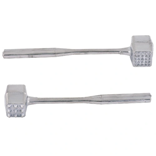 Молоток для отбивания мяса двусторонний 21 см, алюминиевый