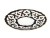 Тарелка рифленая Пахта, Turon Porcelain, с золотом, Ø 16 см Тарелка рифленая Пахта, Turon Porcelain, с золотом, Ø 16 см
