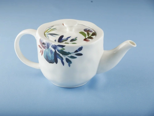 Чайный набор Fruits Line: чайник 1,3 л, чайные пары 2 штуки 250 мл, Plover