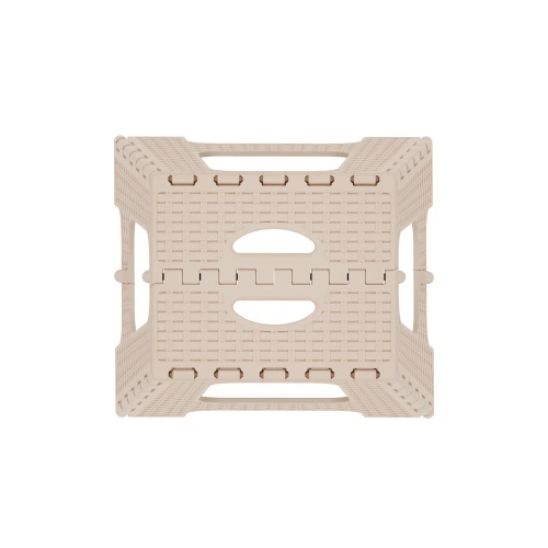 Табурет большой складной "Плетенка" Альтернатива М7092, бежевый