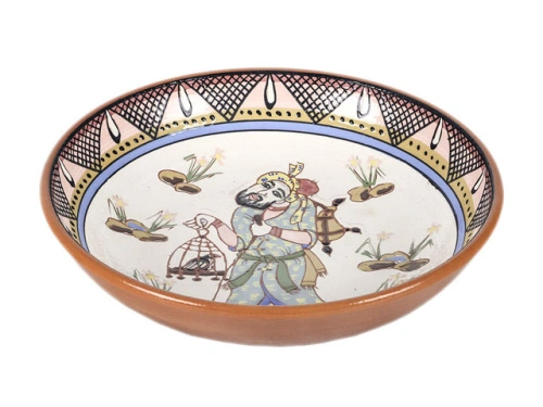 Ляган "Мужчина с клеткой", диаметр 28