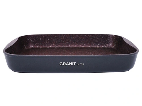 Противень с антипригарным покрытием 36.5x26x5.5 см, Kukmara (Granit Ultra Red), пга02а