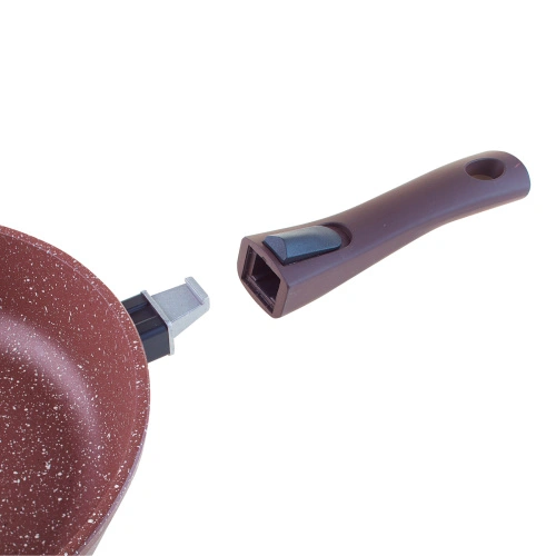 Сковорода с антипригарным покрытием со съемной ручкой ТМ Традиция, Доломит, 20 см