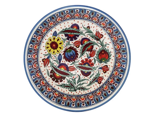 Блюдо Ляган "Риштанская керамика", Турецкий стиль, Микс, Ø 42 см