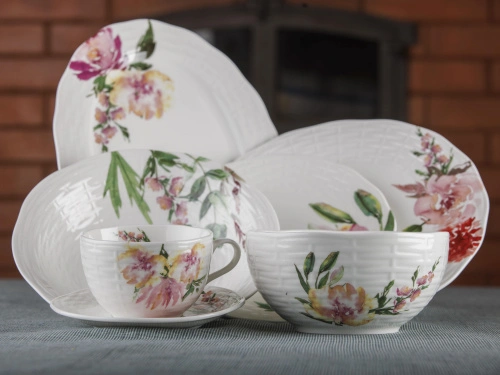 Тарелка керамическая Flowers Line, PLOVER, 20 см