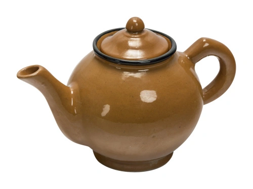 Чайник Риштанская Керамика коричневый 0.9 л